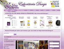 Tablet Screenshot of erboristeriadurga.com